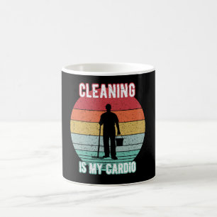 Mug Le nettoyage est mon cardio - Funny Janitor, House