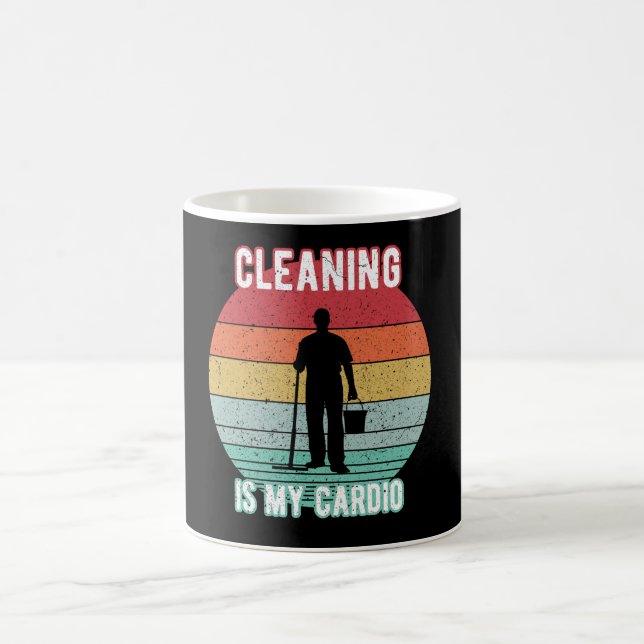 Mug Le nettoyage est mon cardio - Funny Janitor, House (Centre)