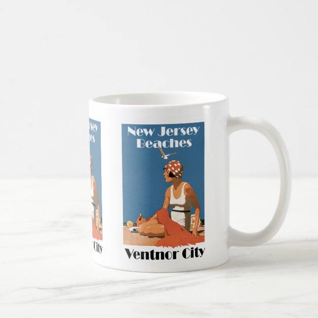 Mug Le New Jersey échoue la ville de Ventnor de ~ (Droite)