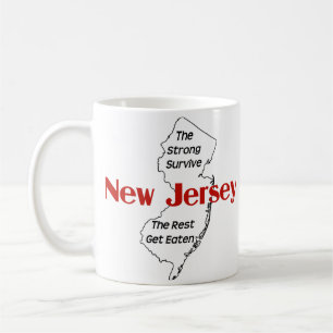 Mug Le New Jersey-Le Fort Survit. Le Reste Se Mange