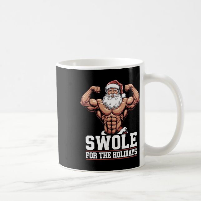 Mug Le Noel De Noël Gym Swole D'Entraînement Pour Le H (Droite)