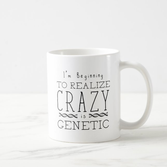 Mug Le noir orphelin | fou est génétique (Droite)
