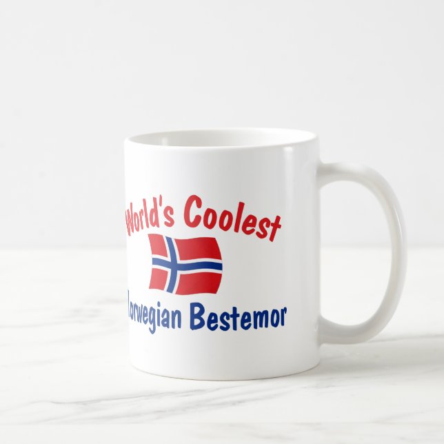 Mug Le Norvégien le plus frais Bestemor (Droite)