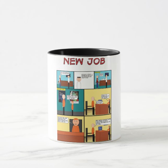 Mug Le nouveau travail (Centre)