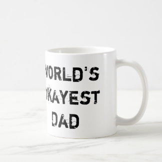 Mug Le papa d'Okayest du monde, prennent 2