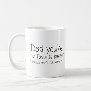 Mug Le papa drôle cite le cadeau pour le papa que vou