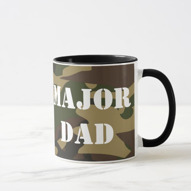 Mug Le papa principal, militaires de Camo engendrent (Droite)