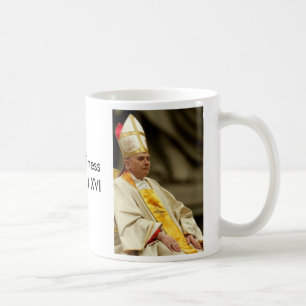 Mug Le pape Benoît XVI, le pape Benoît XVI, son Holin…