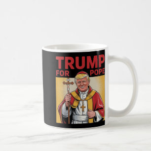 Mug Le pape Trump drôle Trump Vatican Christian Retro 