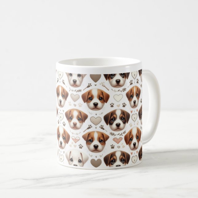 Mug Le paradis des chiots : la fête de la cuisine cani (Devant droit)