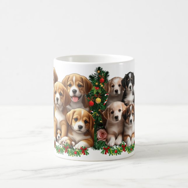 Mug Le paradis des chiots : une symphonie de mordicité (Centre)
