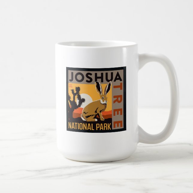 Mug Le Parc national de Joshua Tree | Jacklapin (Droite)