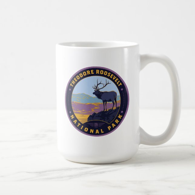 Mug Le Parc national de Theodore Roosevelt (Droite)