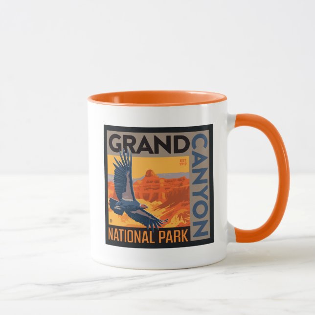 Mug Le Parc national du Grand Canyon | Condor (Droite)
