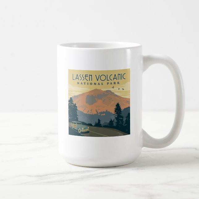Mug Le Parc national volcanique de Lassen | Voyage rou (Droite)