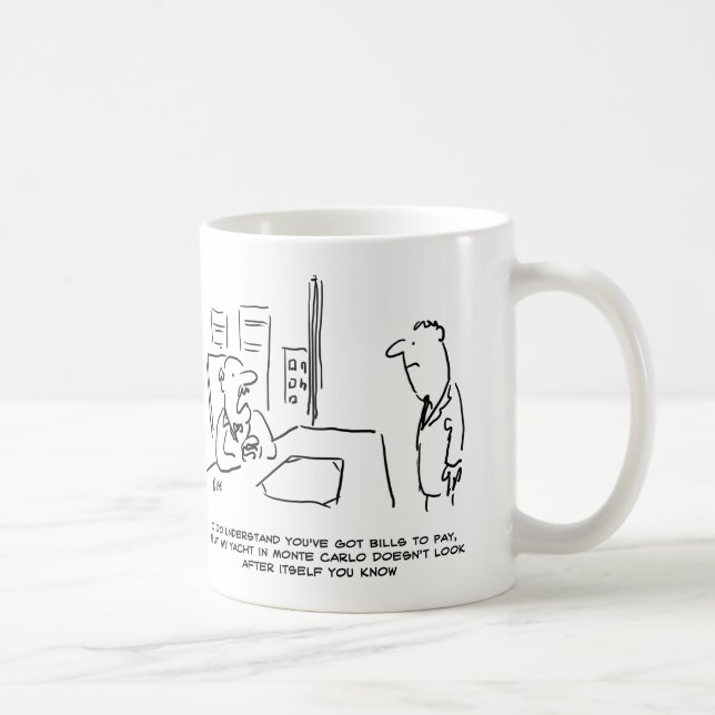 Mug Le patron ne peut pas donner de hausse de salaire  (Droite)
