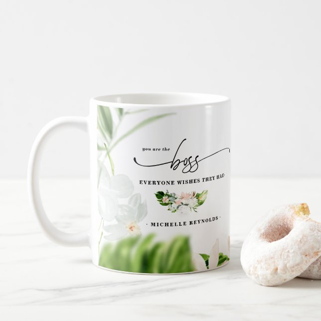 Mug Le Patron Que Tout Le Monde Souhaite Qu'Ils Aient  (Avec donut)