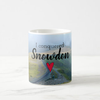 Mug Le Pays de Galles conquiert Snowdon Landscape Wels