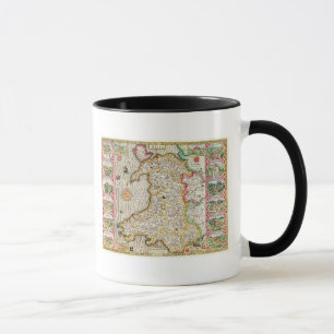 Mug Le Pays de Galles, gravé par Jodocus Hondius