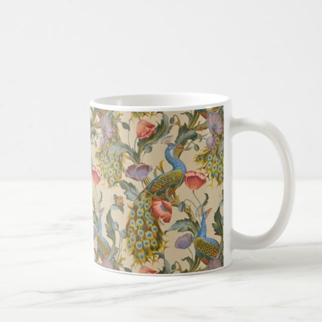 Mug Le Peacock Motif Art Nouveau 1890 (Droite)