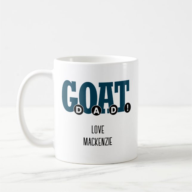 Mug "LE PÈRE DU G.O.A.T. !" Pour l'impression graphiqu (Gauche)