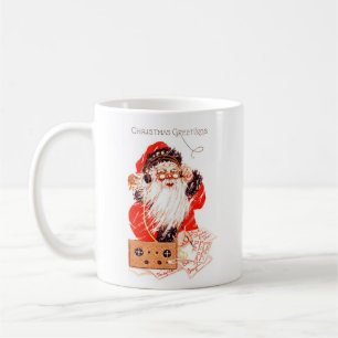 Mug Le Père Noël Vintage avec la radio du Jambon