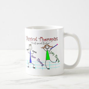Mug Le personnages en allumettes de physiothérapeute
