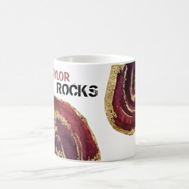 Mug Le *~* personnalisent les parties scintillantes (Centre)