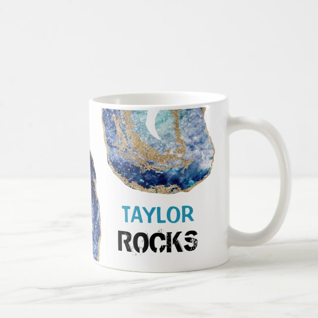 Mug Le *~* personnalisent les parties scintillantes (Droite)