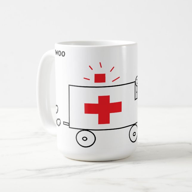 Mug Le peu courtise l'ambulance (Devant gauche)