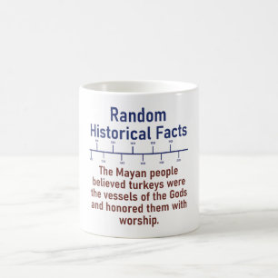 Mug Le peuple maya croyait les dindes - Histoire