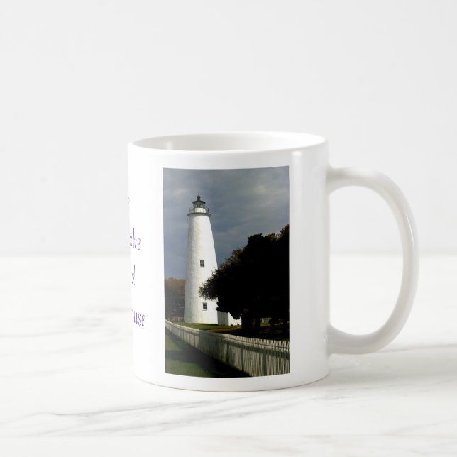 Mug Le phare d'île d'Ocracoke (Droite)