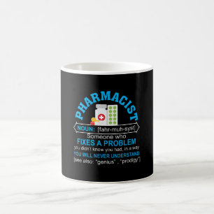 Mug Le pharmacien fixe le problème que vous avez eu de