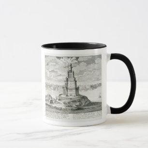 Mug Le Pharos de l'Alexandrie, plaquent 9 de 'Entwurf