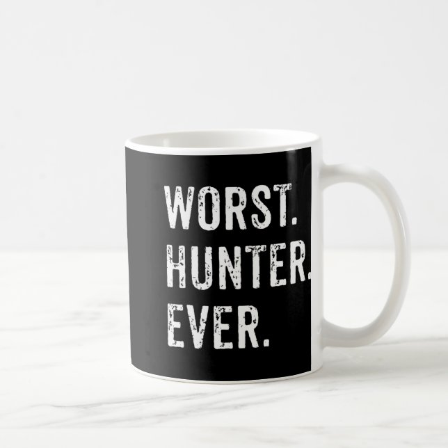 Mug Le Pire Chasseur Jamais Drôle Chasse Deer Camp Pap (Droite)
