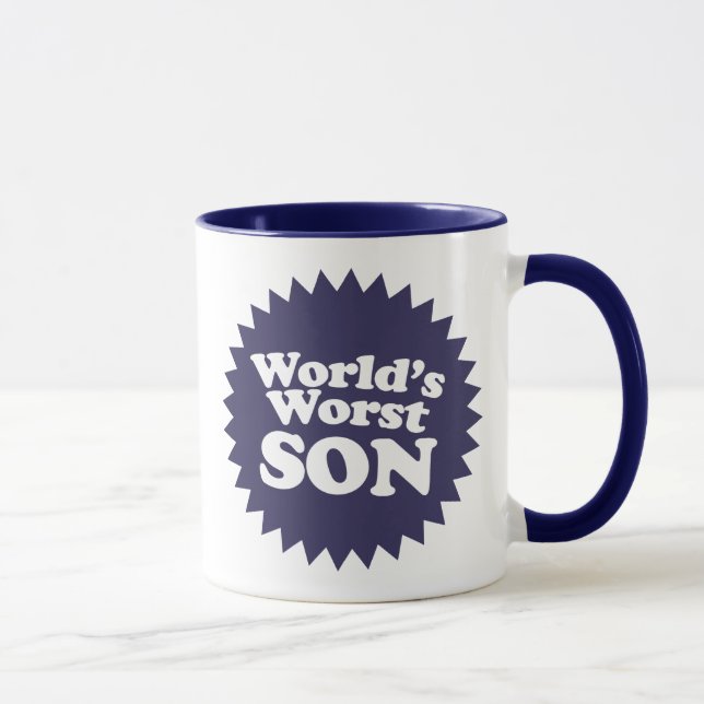 Mug Le pire fils du monde (Droite)
