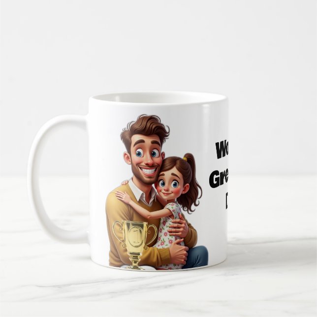 Mug LE PLUS GRAND Don PÈRE DU MONDE pour lui Père Gran (Gauche)