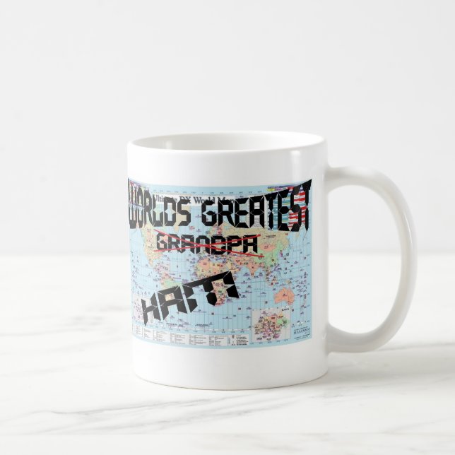 Mug Le plus grand grand-papa PERSONAILZE des mondes (Droite)