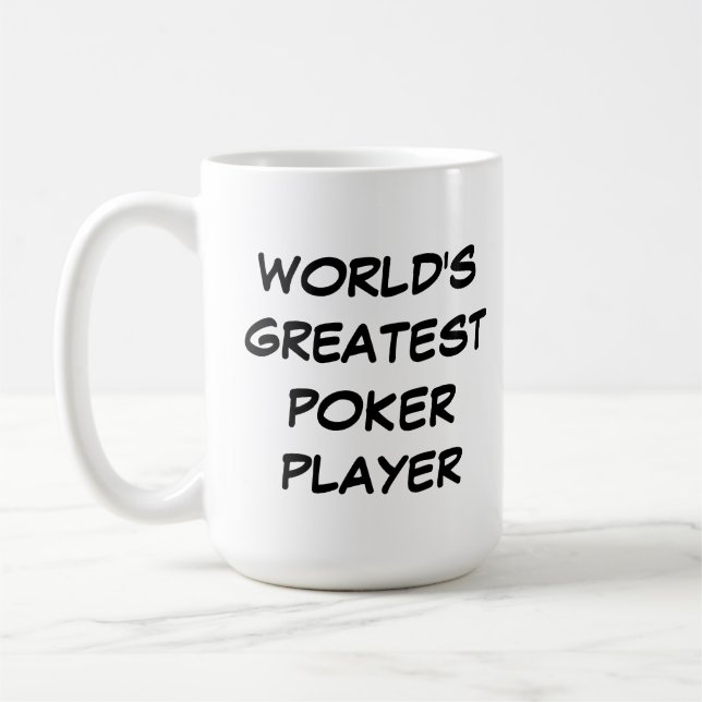 Mug "Le plus grand joueur de poker du monde" (Gauche)