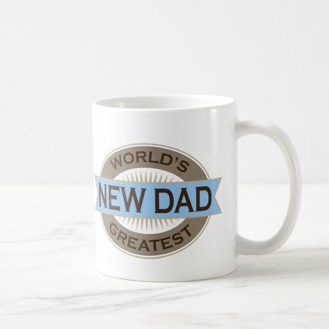 Mug Le plus grand nouveau papa des mondes (Droite)