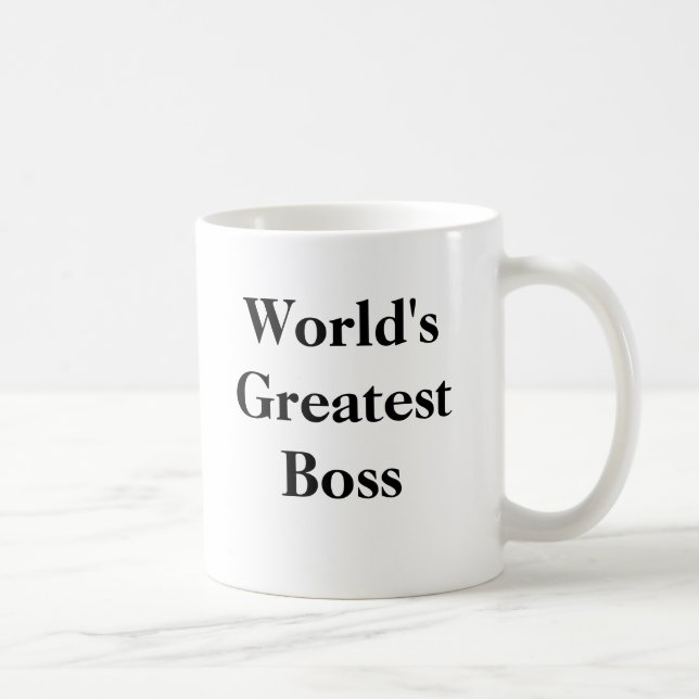 Mug Le plus grand patron du monde (Droite)