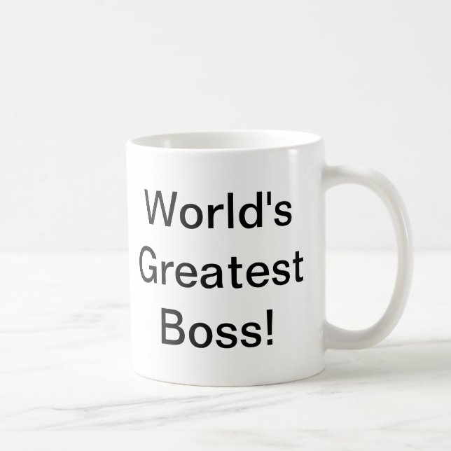 Mug Le plus grand patron du monde (Droite)