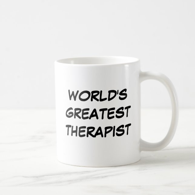 Mug "Le plus grand thérapeute du monde" (Droite)