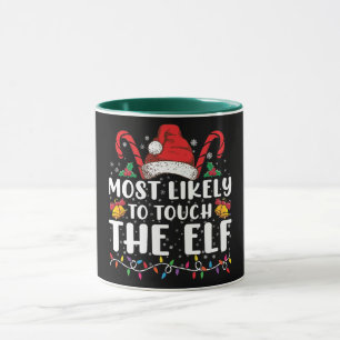 Mug Le Plus Susceptible De Toucher La Famille De Noël 