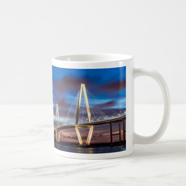 Mug Le pont Arthur Ravenal de nuit (Droite)