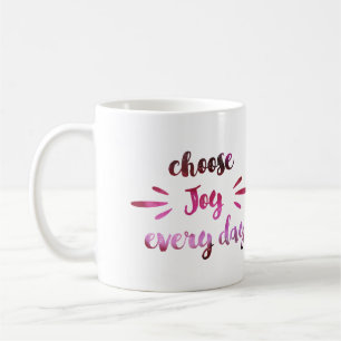 Mug Le pourpre choisissent la joie chaque citation de
