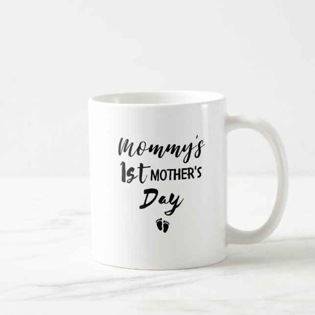Mug Le premier jour de la mère de maman (Droite)