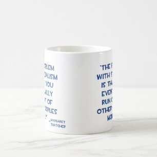 MUG LE PROBLÈME AVEC LA CITATION DE MARGARET THATCHER
