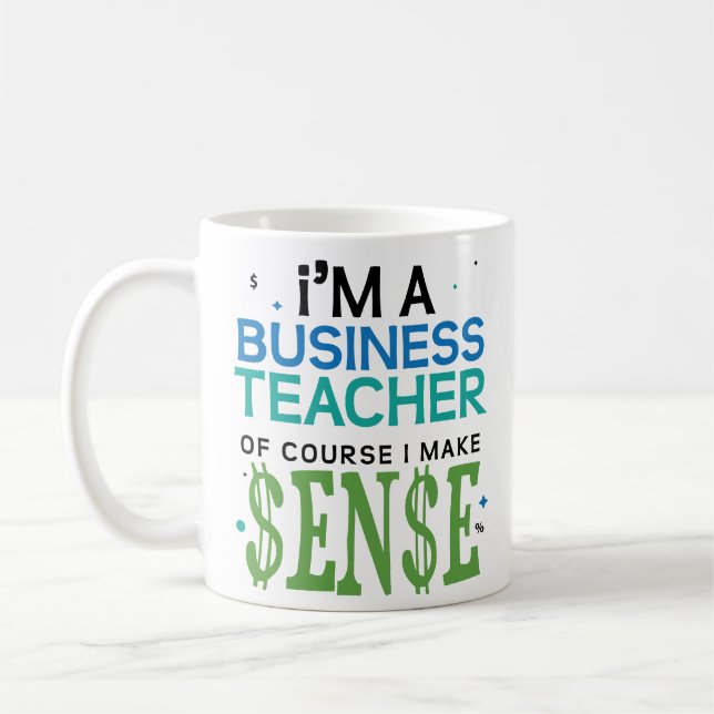 Mug Le professeur d'affaires se comprend le cadeau (Gauche)