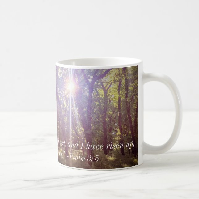 Mug Le psaume de protection du Seigneur 3 chrétien (Droite)
